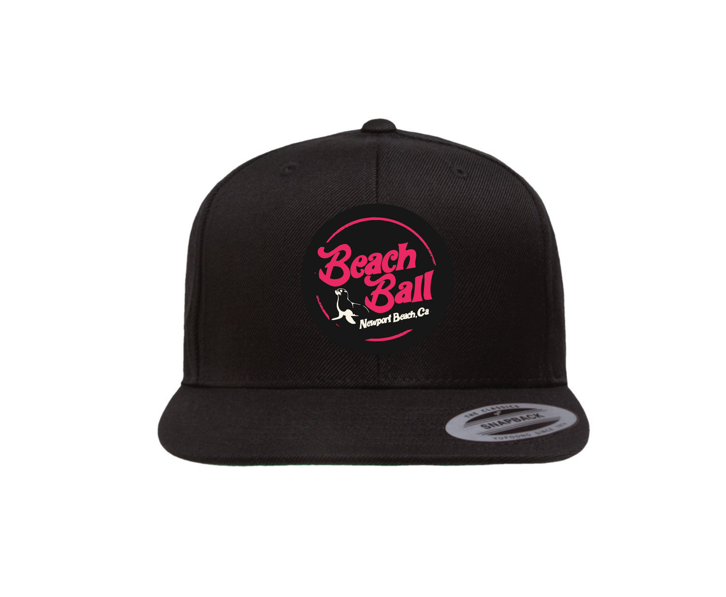 Black Baby Seal Snapback