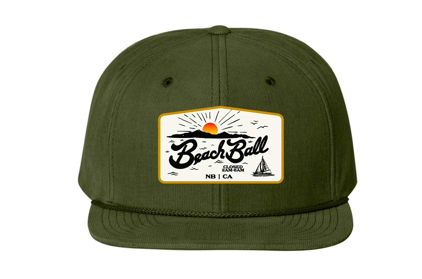 Olive Cord Catalina Hat