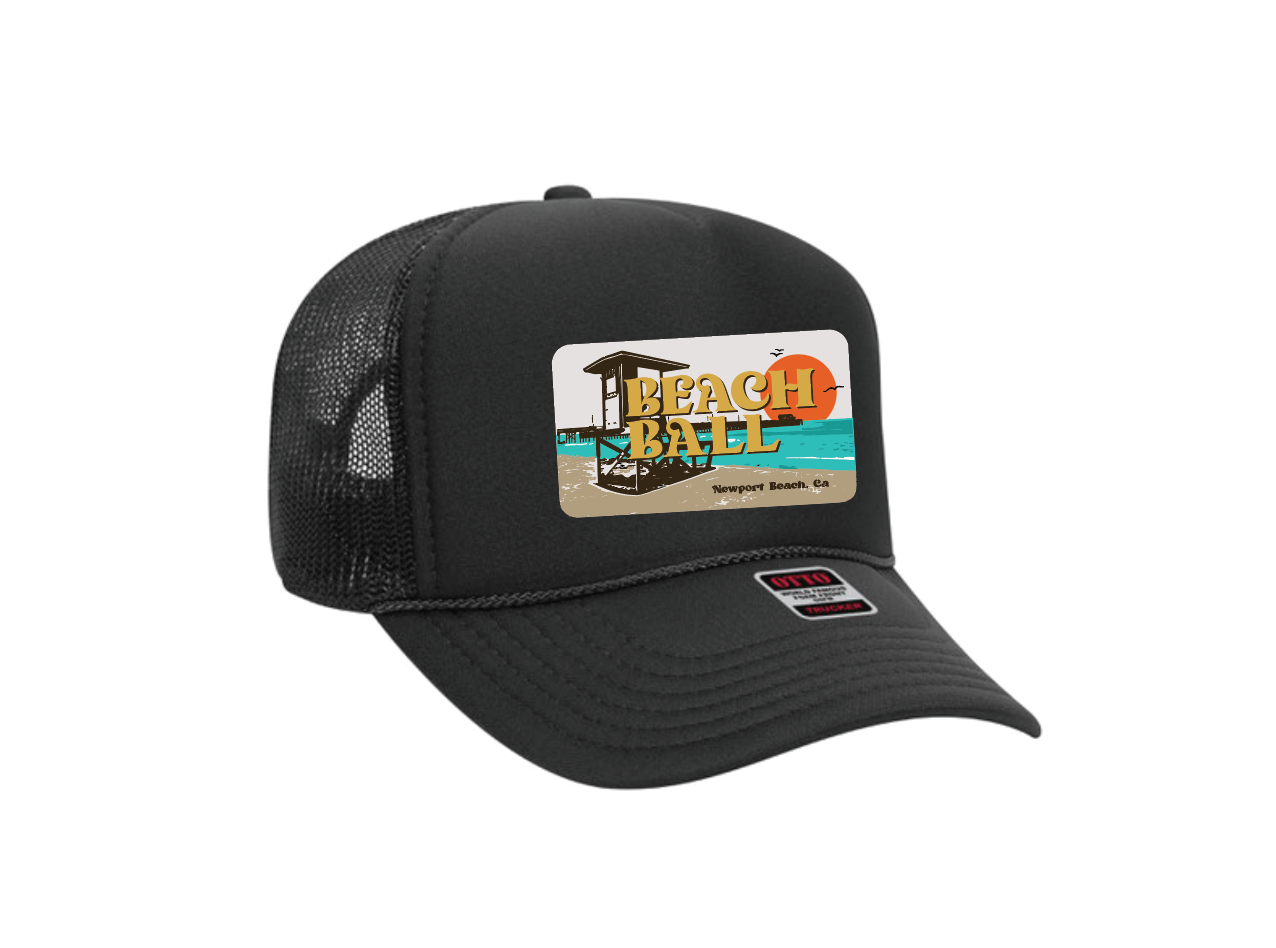 Lifeguard Tower Trucker Hat