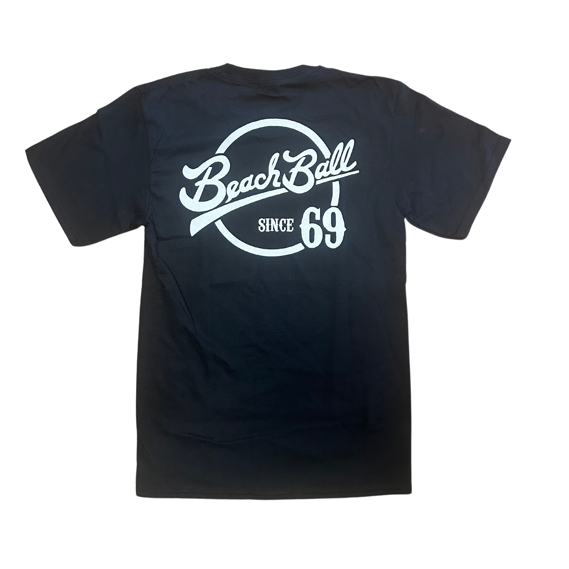 Old Logo Black Tee – Beach Ball
