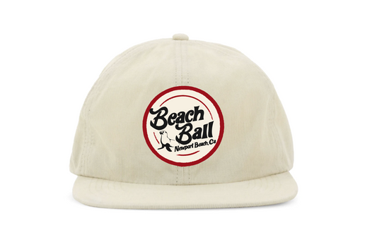 Cream Cord Seal Hat